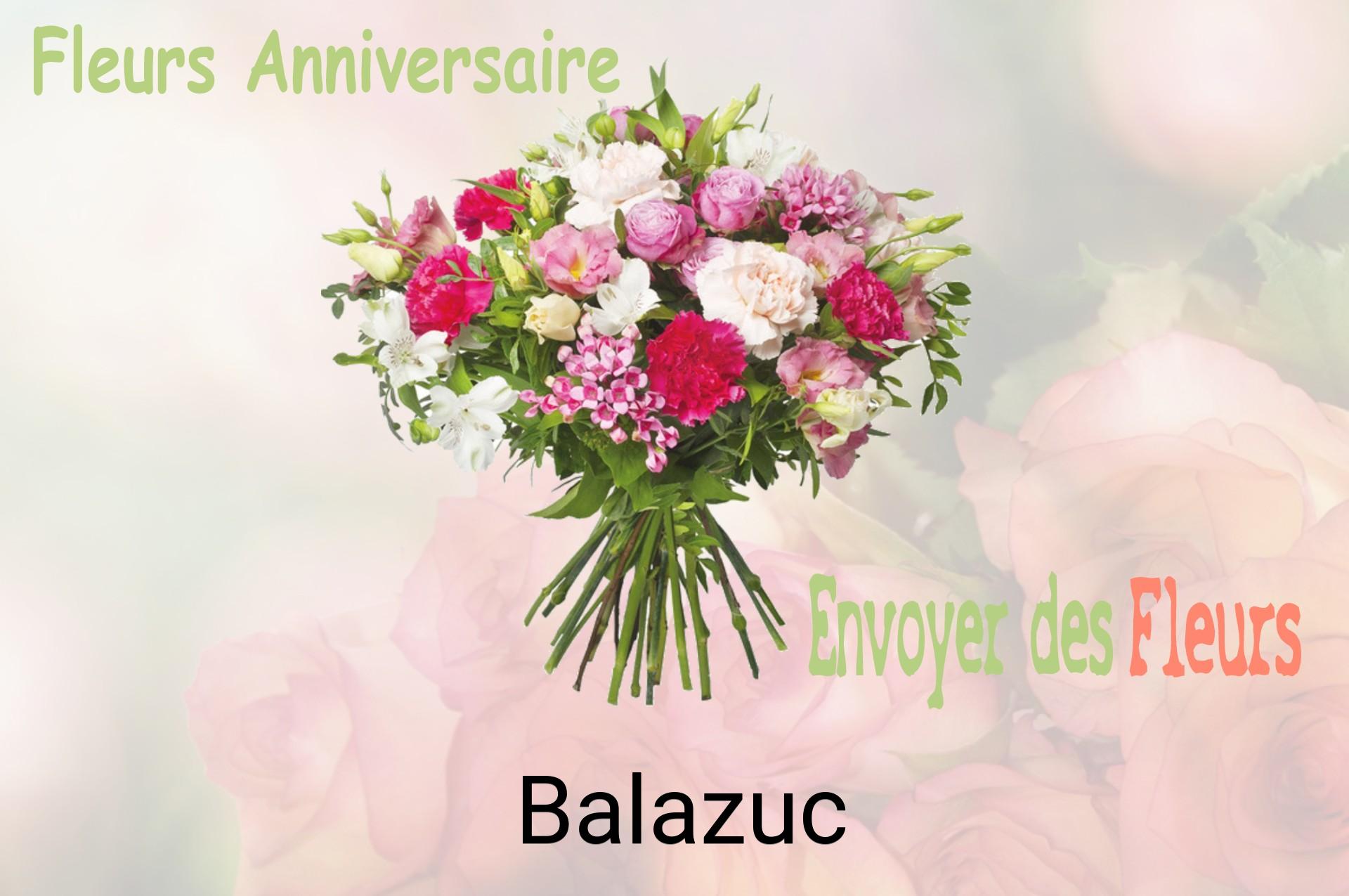 Bouquet de fleurs d’anniversaire livré à Balazuc